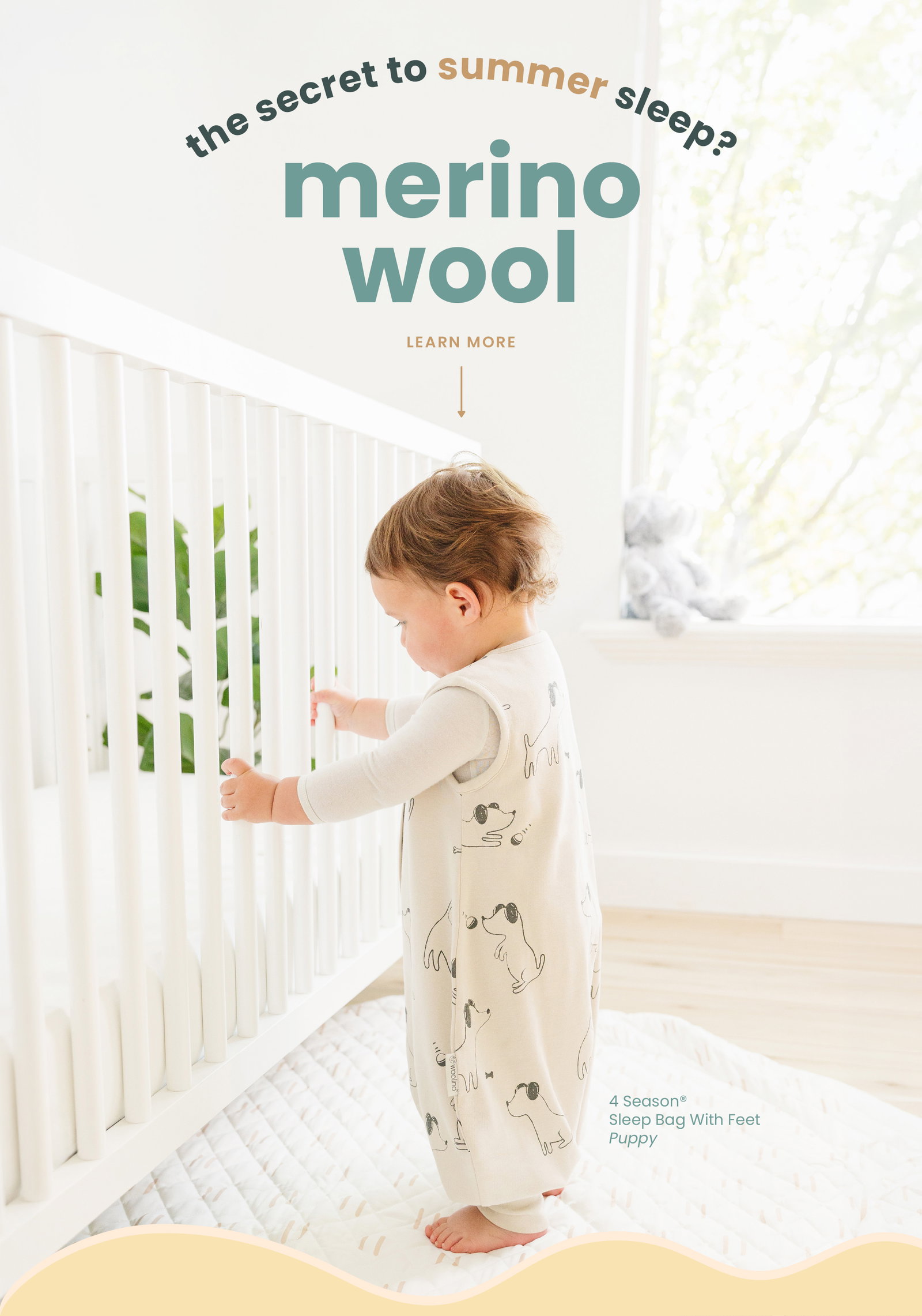 The secret to summer sleep? Merino wool. Learn more.