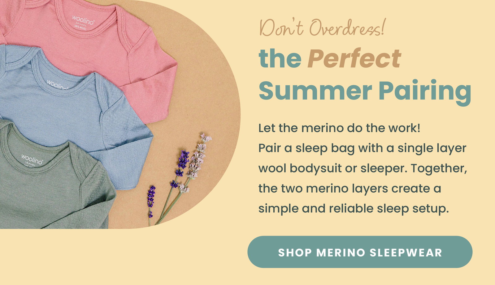 Don't Overdress! the Perfect Summer Pairing. Shop merino sleepwear.
