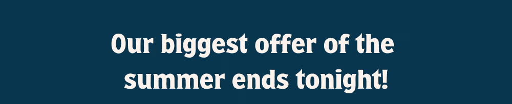 Our Biggest Offer