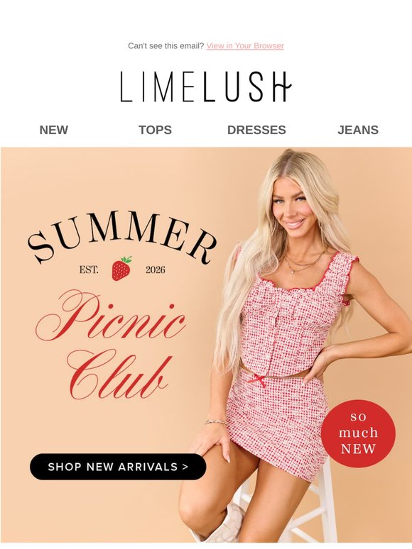Summer Starts with These New Arrivals 🍓❤️