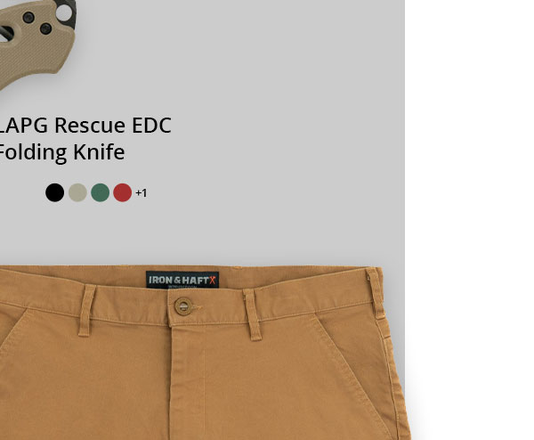 Iron & Haft Men's Every Day Joe 8 Pocket 9