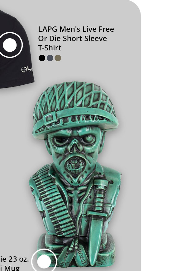 LAPG Zombie 23 oz. Ceramic Tiki Mug