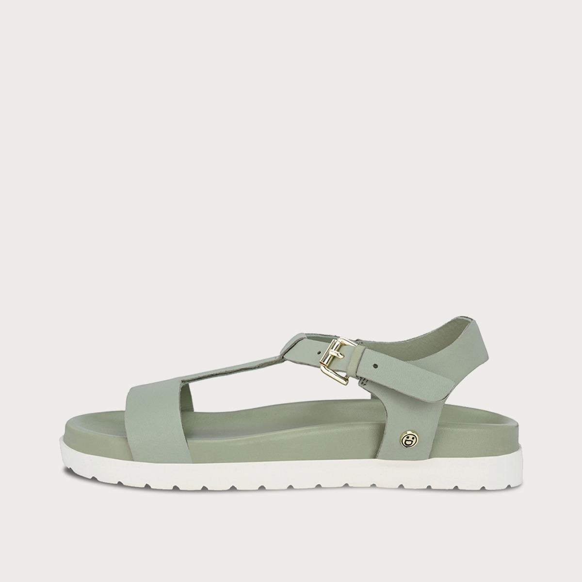 ARTE Mint Riemchensandale aus Rindsleder in Mint