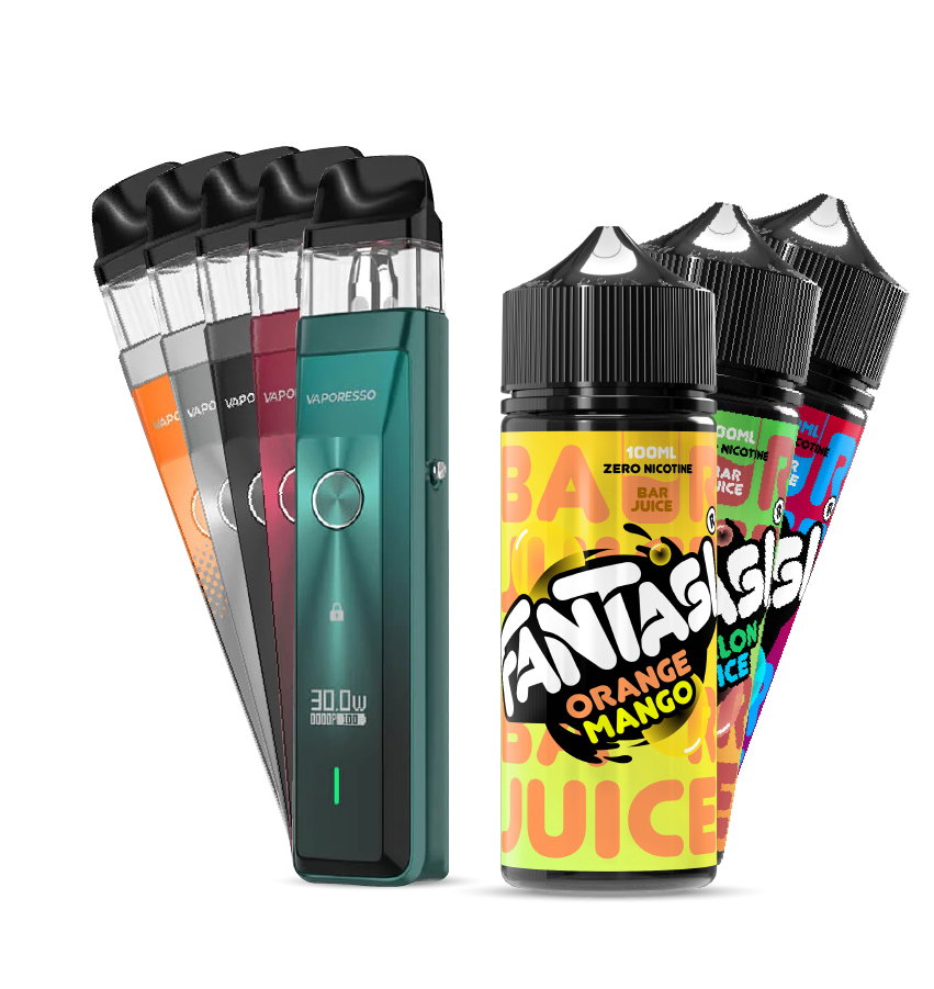 Image of Vaporesso XROS Pro with 50/50 Shortfill Bar Juice Vape Pack