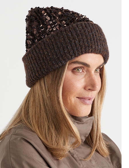 Sequin Beanie
