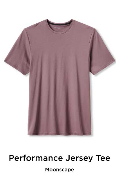 Performance Jersey Tee - Moonscape