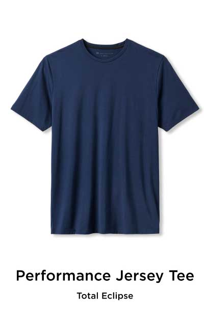 Performance Jersey Tee - Total Eclipse