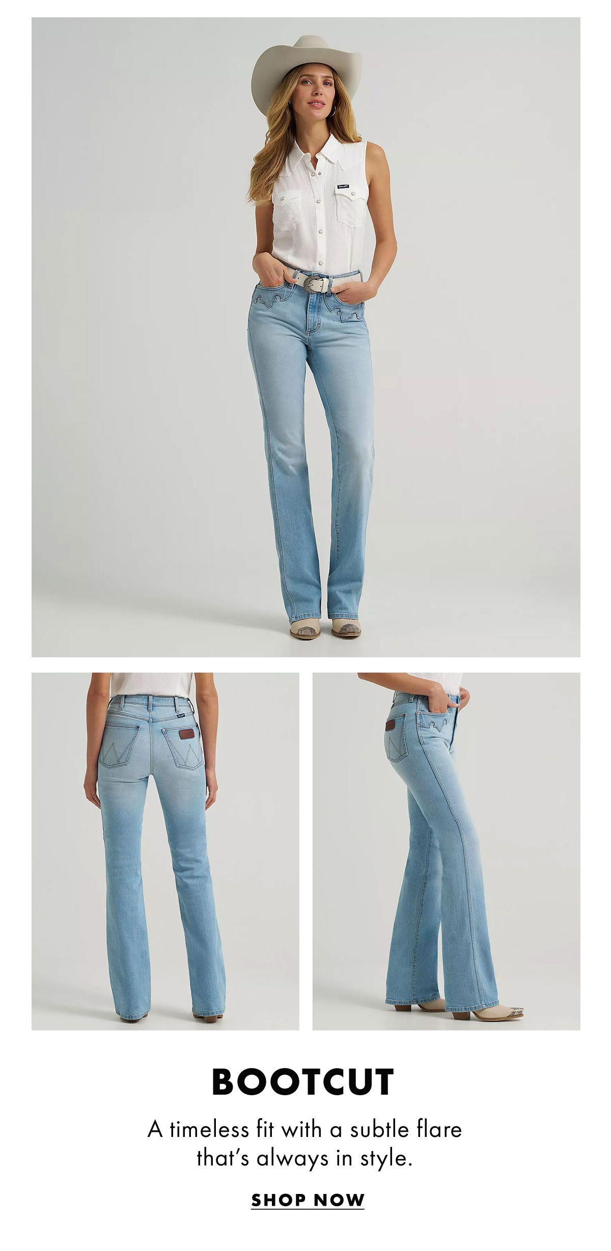 Bootcut a timeless fit with a subtle flare that's always in style. Shop now
