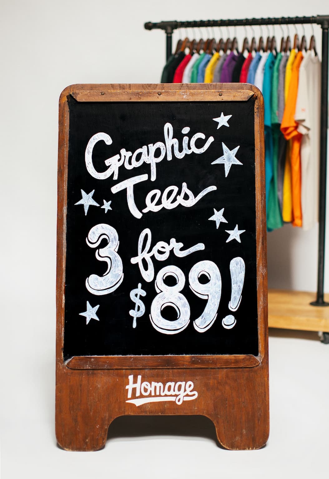 3 for $89* graphic tees
