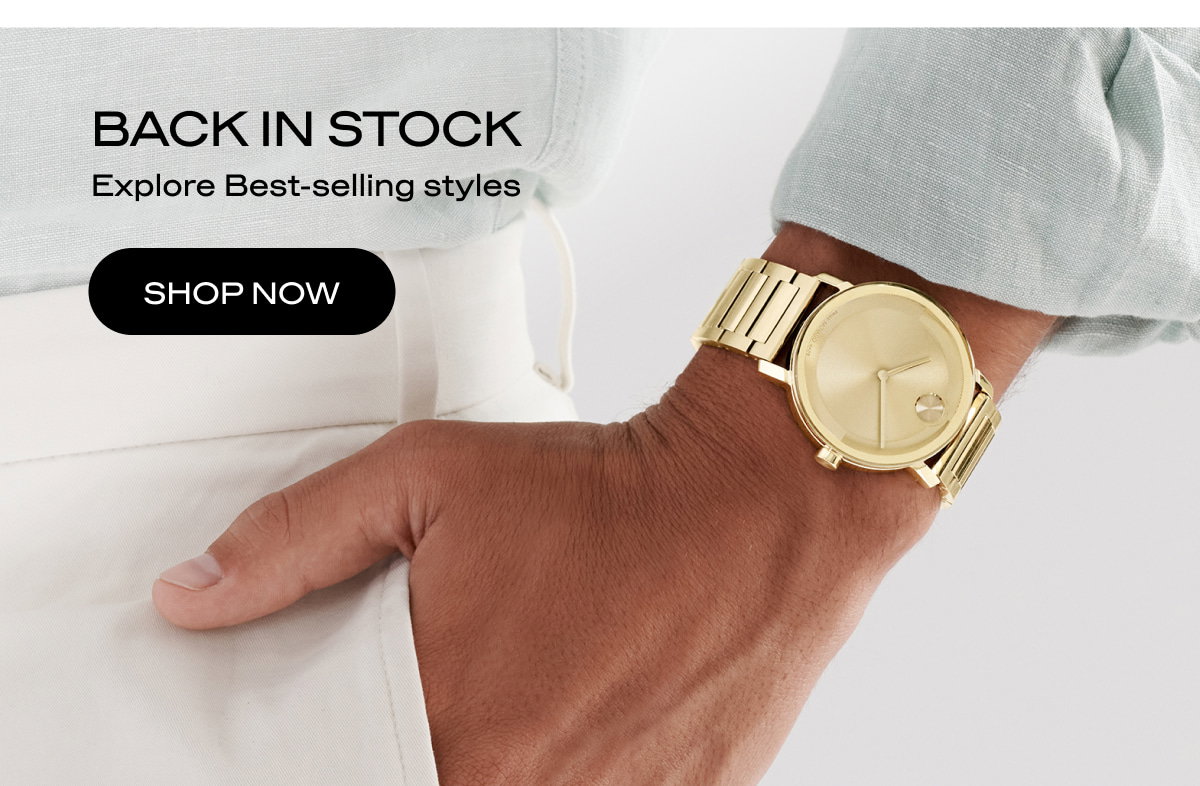BACK IN STOCK