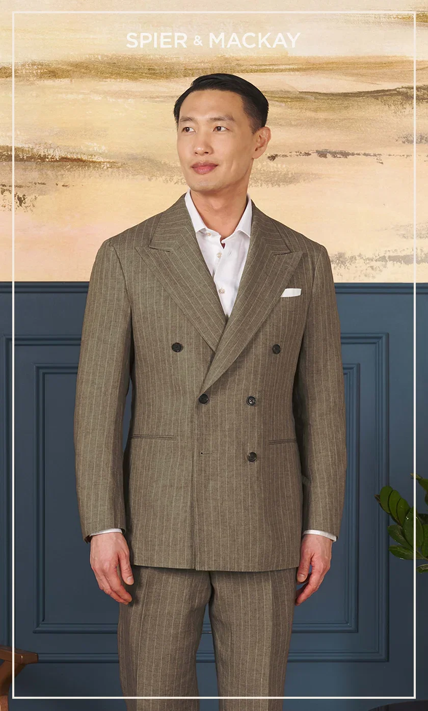 The Double-Breasted Relaxed Neo 2 Suit.