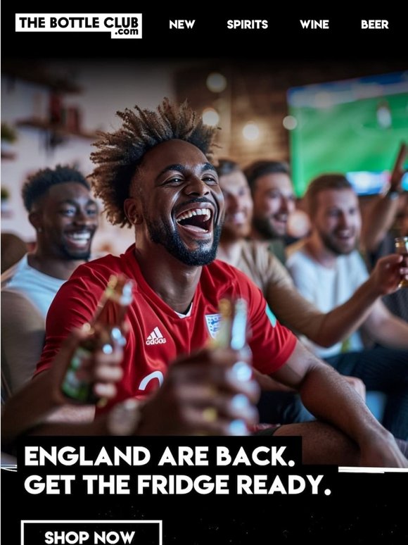 England kick off Wednesday. Drinks sorted? ⚽