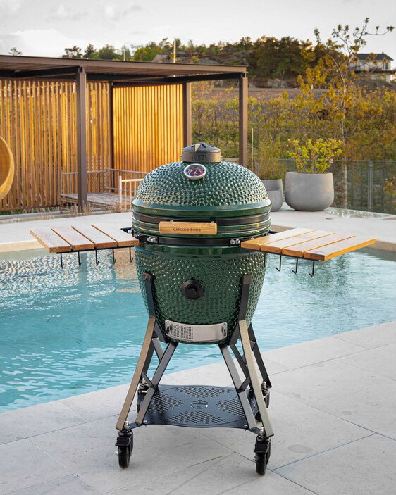  Kamado SUMO Large Gen 2 kamado-grill med Grillmesterens rotisserie, grøn