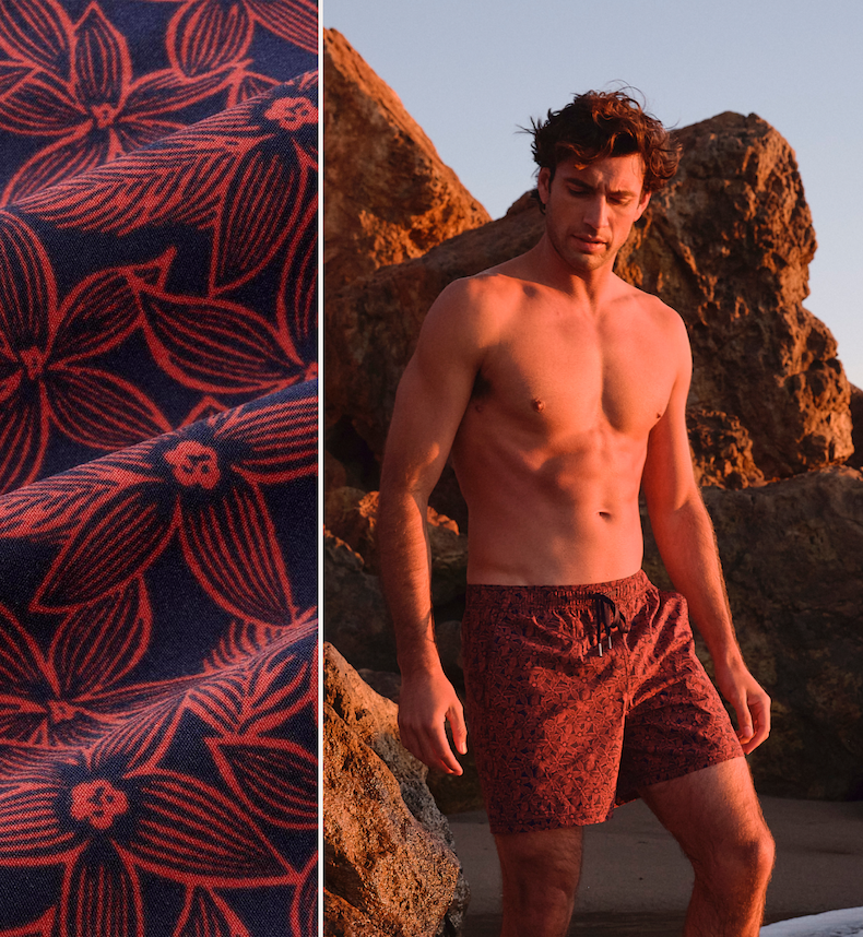 Bungalow Heritage Floral Delivering a more retro feel with a shorter 5-inch inseam, relaxed fit, and vintage-inspired floral print.
