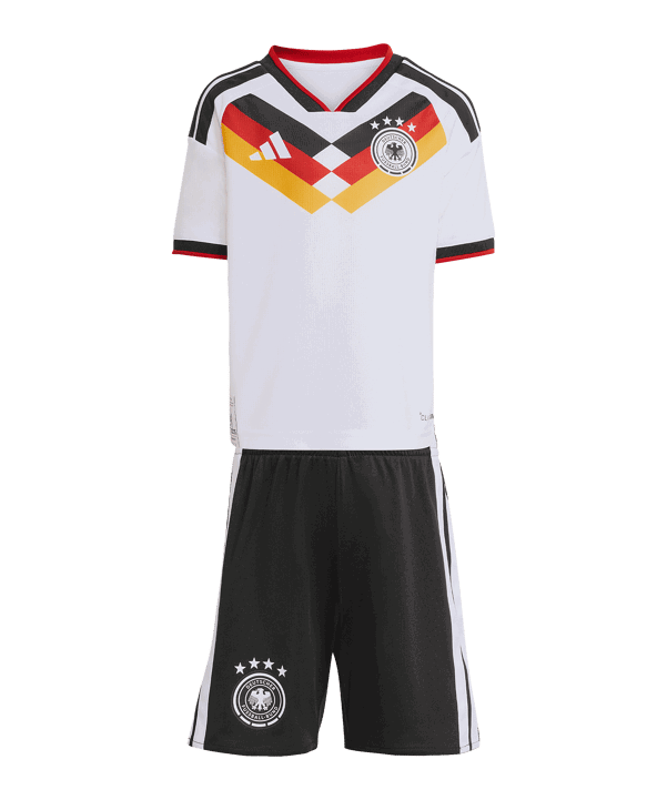 adidas DFB Deutschland Trikot Set Home WM 2026 Kids Weiß