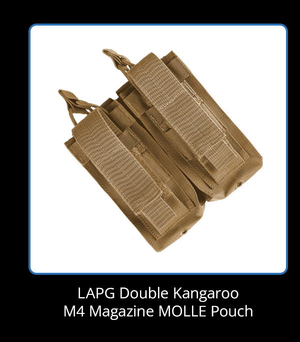 LAPG Double Kangaroo M4 Magazine MOLLE Pouch