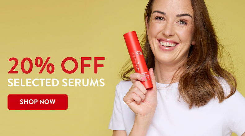 20% off selected serums!