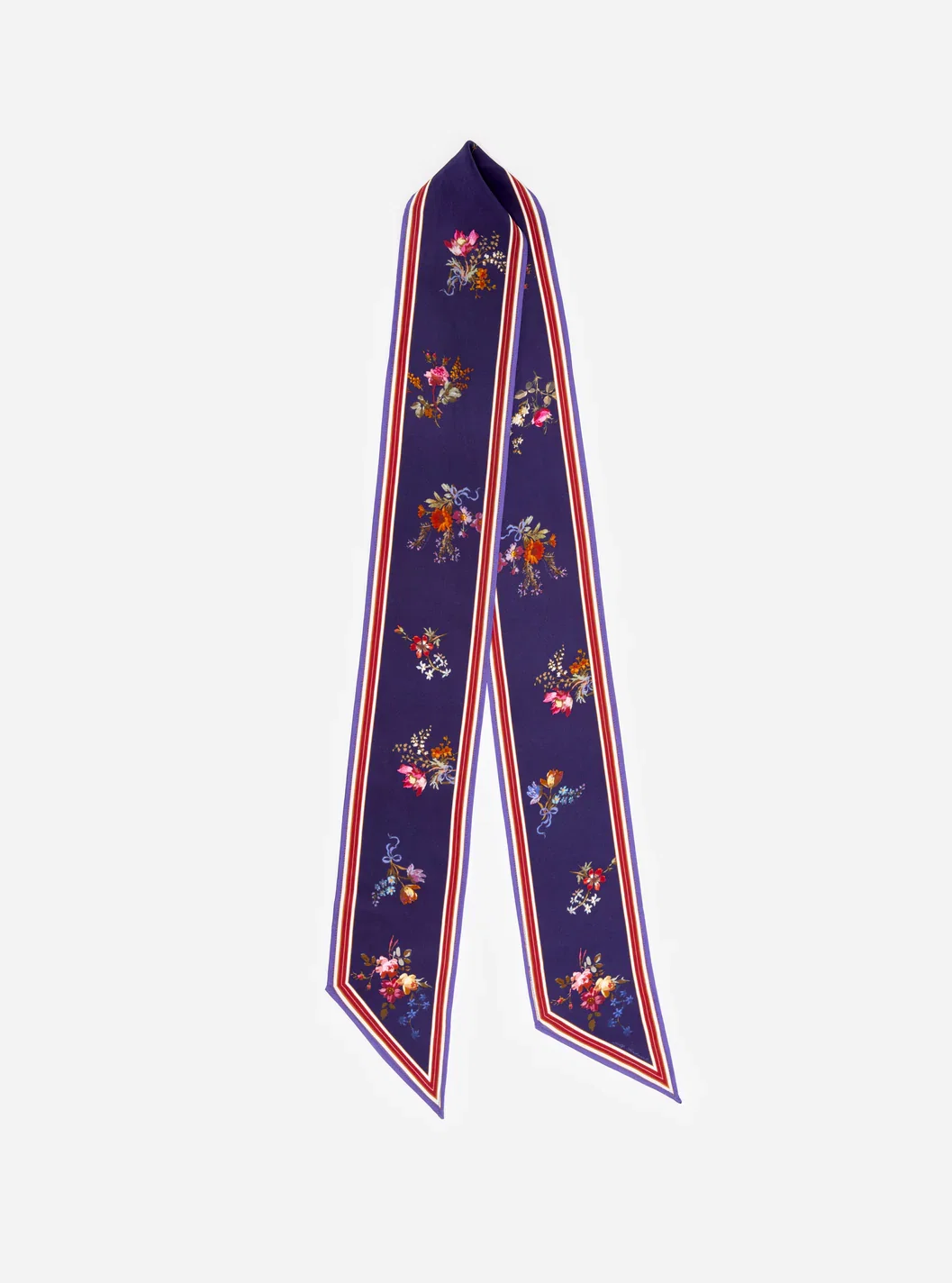 FLORAL PRINTED TWILL SCARF