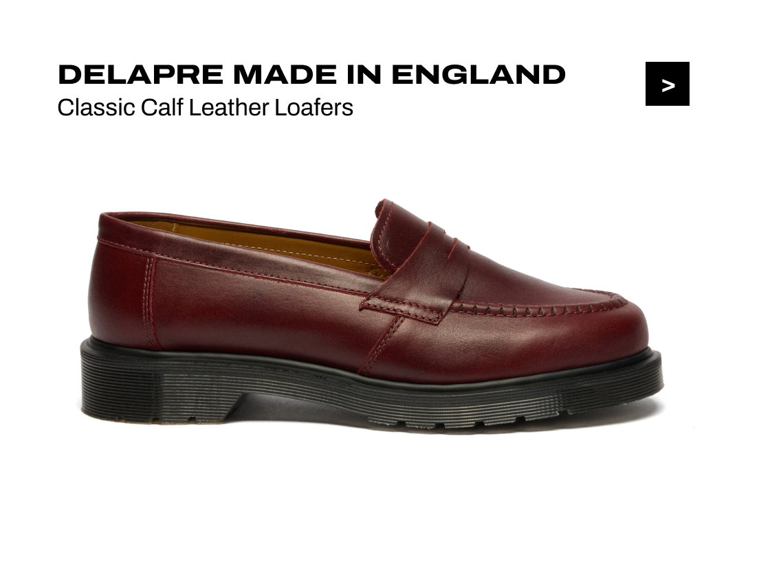 Delapre Made In England Classic Calf Leather Loafers