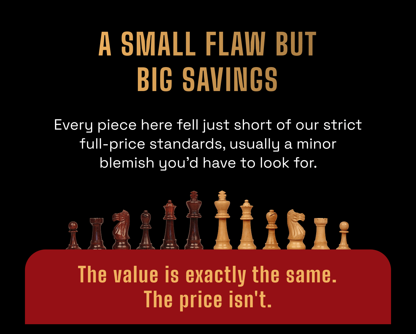 Small flaws but big savings 