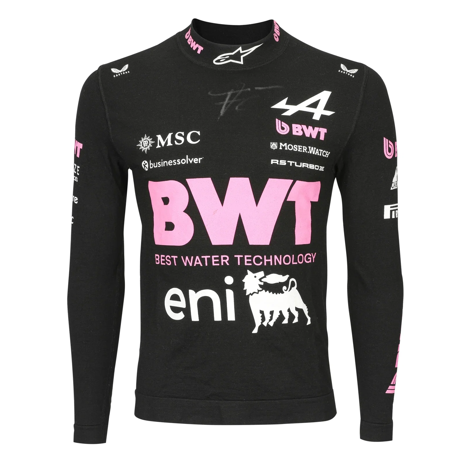 Image of Franco Colapinto Signed 2026 BWT Alpine Formula One™ Team Nomex - Pre-Season Testing Worn