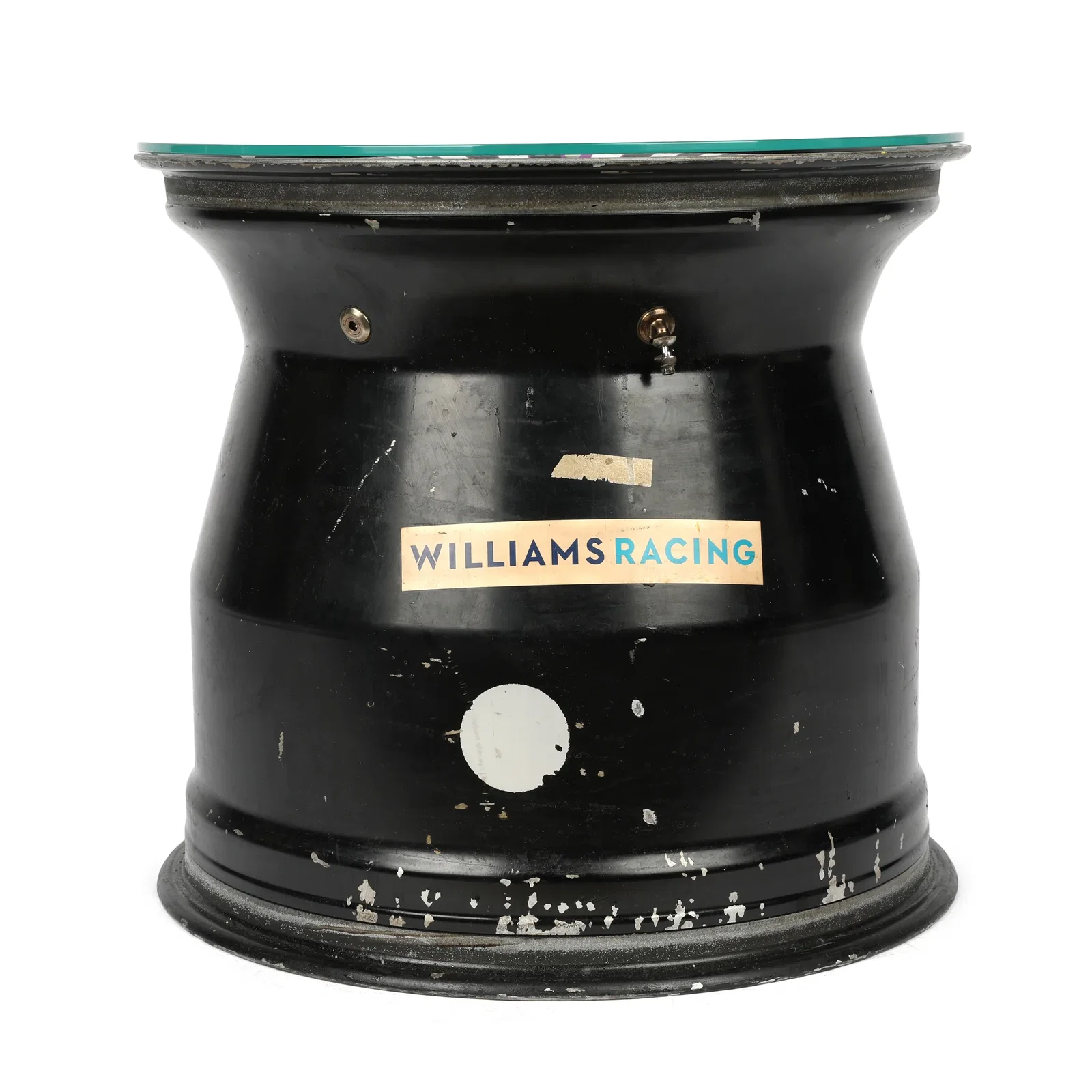 Image of Carlos Sainz 2025 Race Used Williams F1 Team Rear Wheel Rim Table - Azerbaijan GP