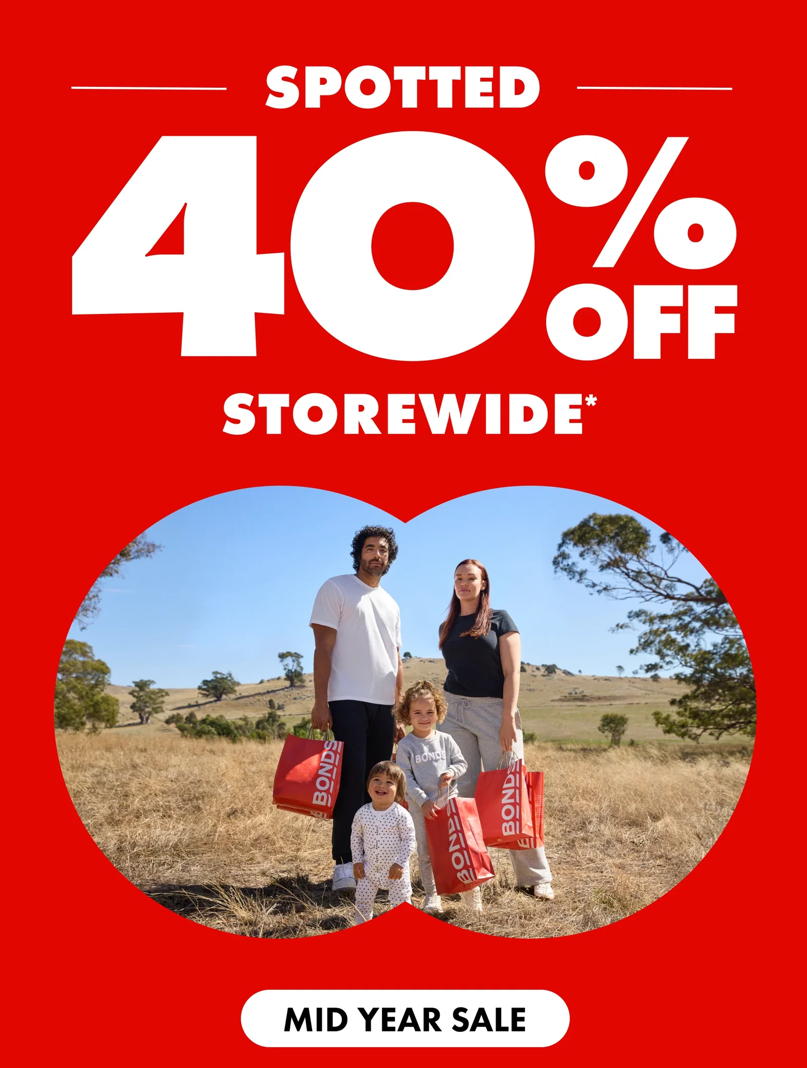 Spotted 40% Off Storewide