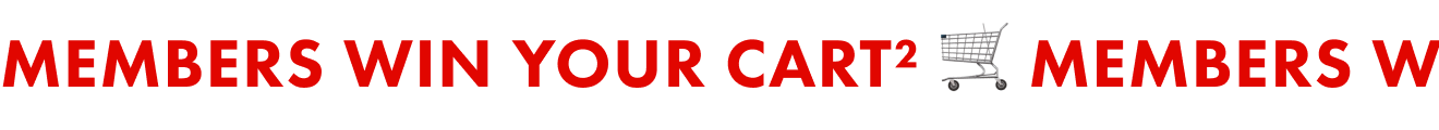 Members Win Your Cart