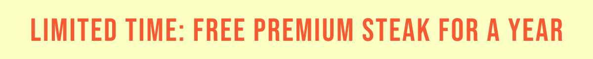 LIMITED TIME: FREE PREMIUM PROTEIN FOR A YEAR