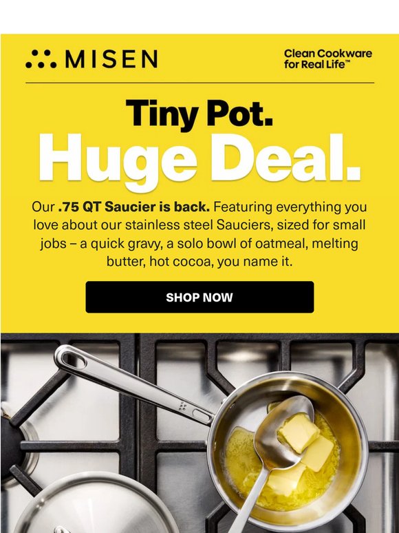 The Return of Our Mini Saucier!