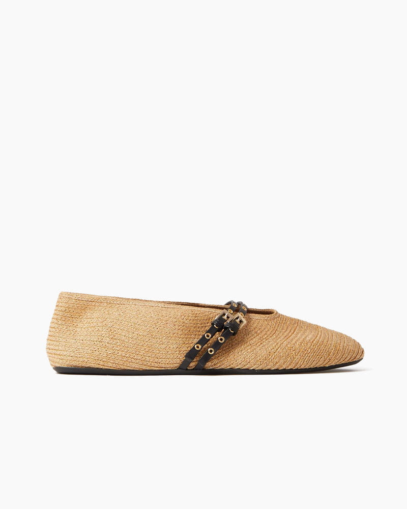 Women’s Beach Getaway Raffia Ballet Flats