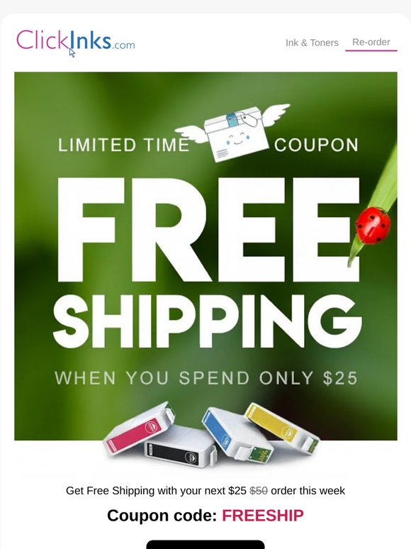 📬 Free Shipping with your next order