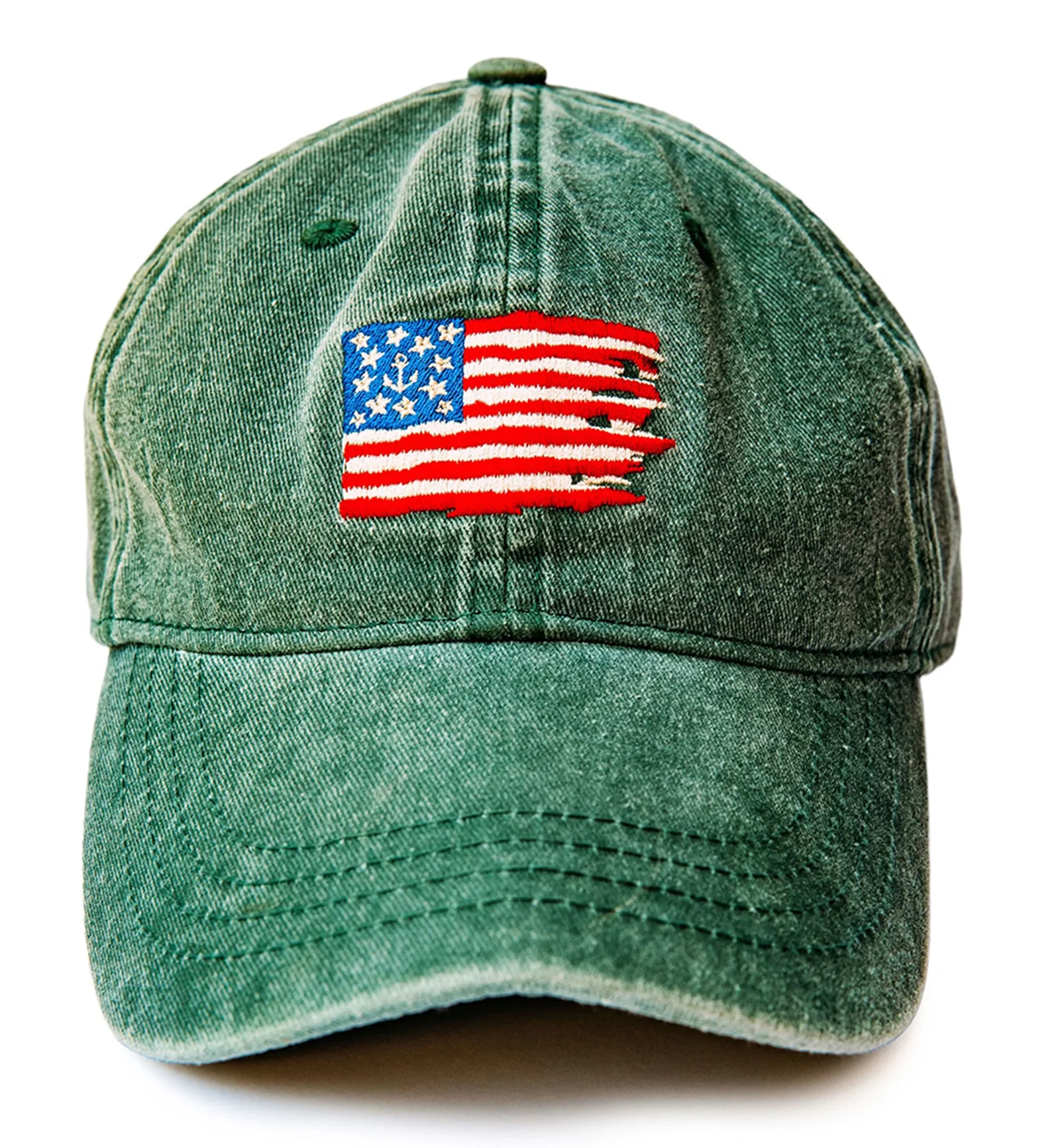Image of Old Glory Hat in Green