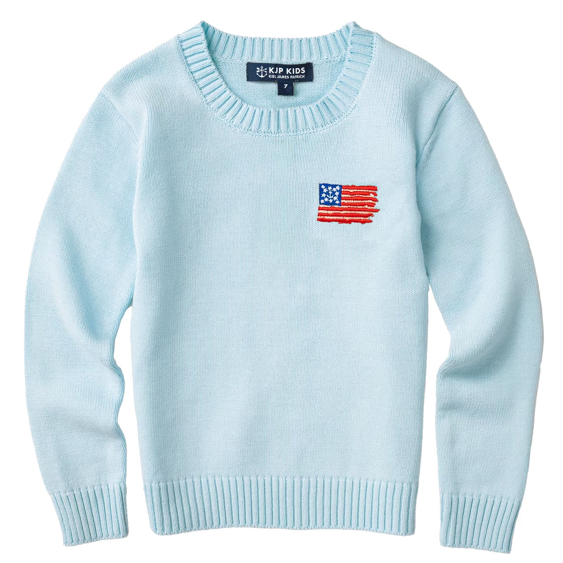 Image of Old Glory Embroidered Kids Sweater
