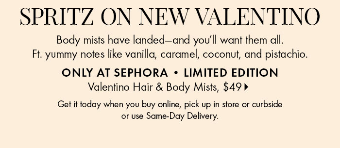 Valentino Born In Roma Hair & Body Mists 