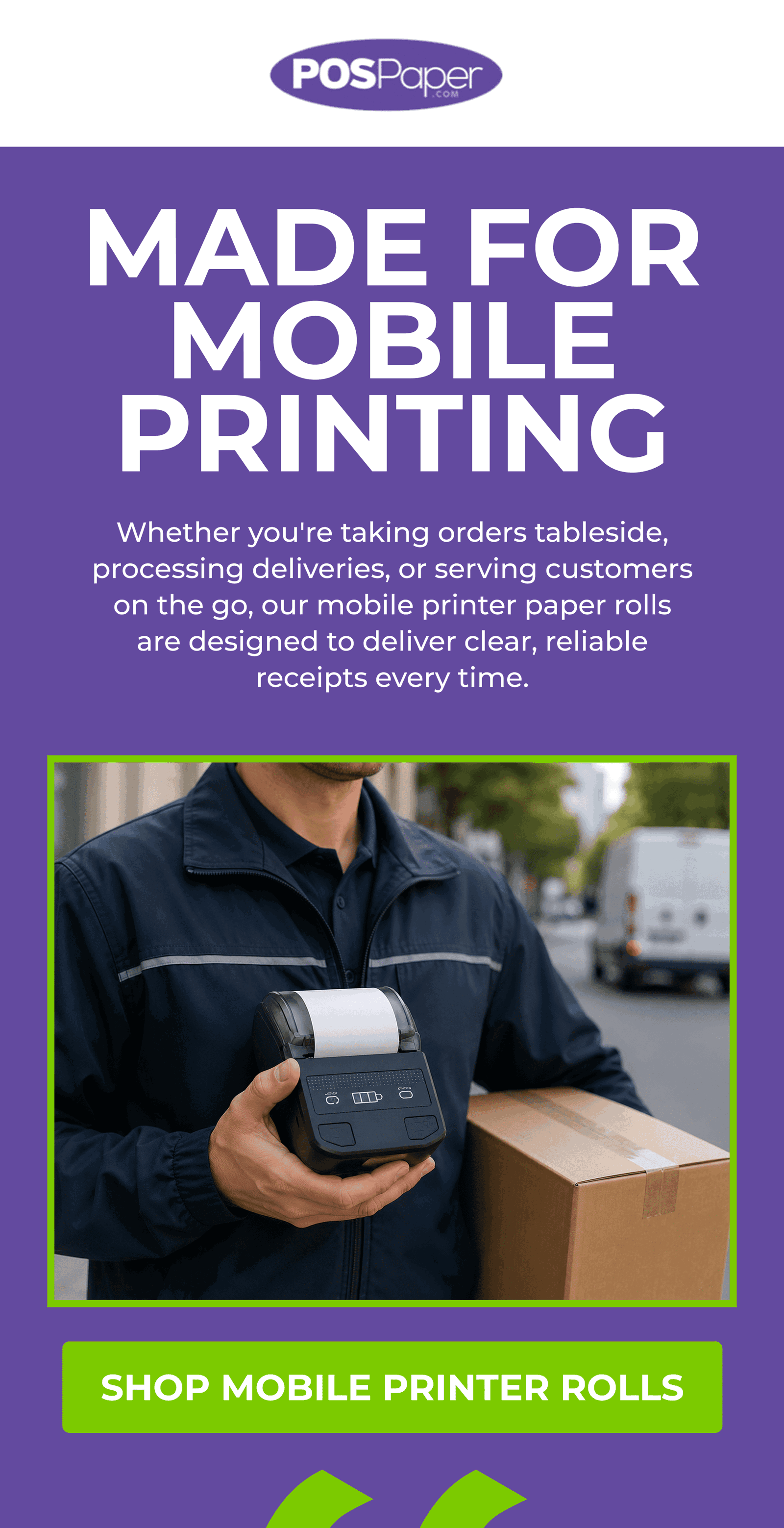 Mobile Thermal Paper Rolls