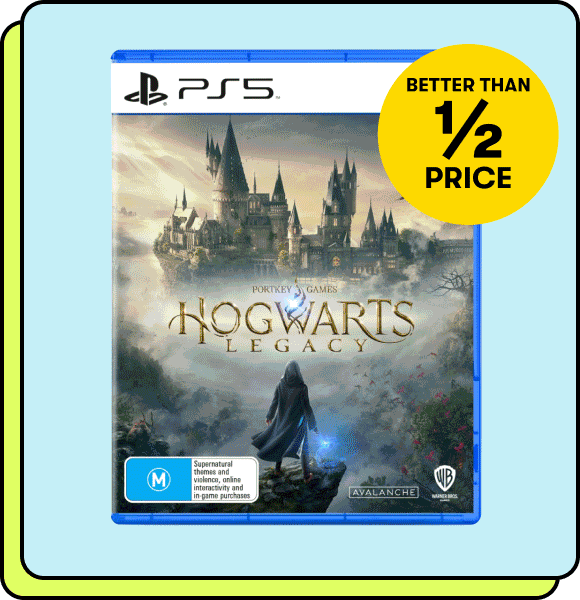 1/2 PRICE or BETTER