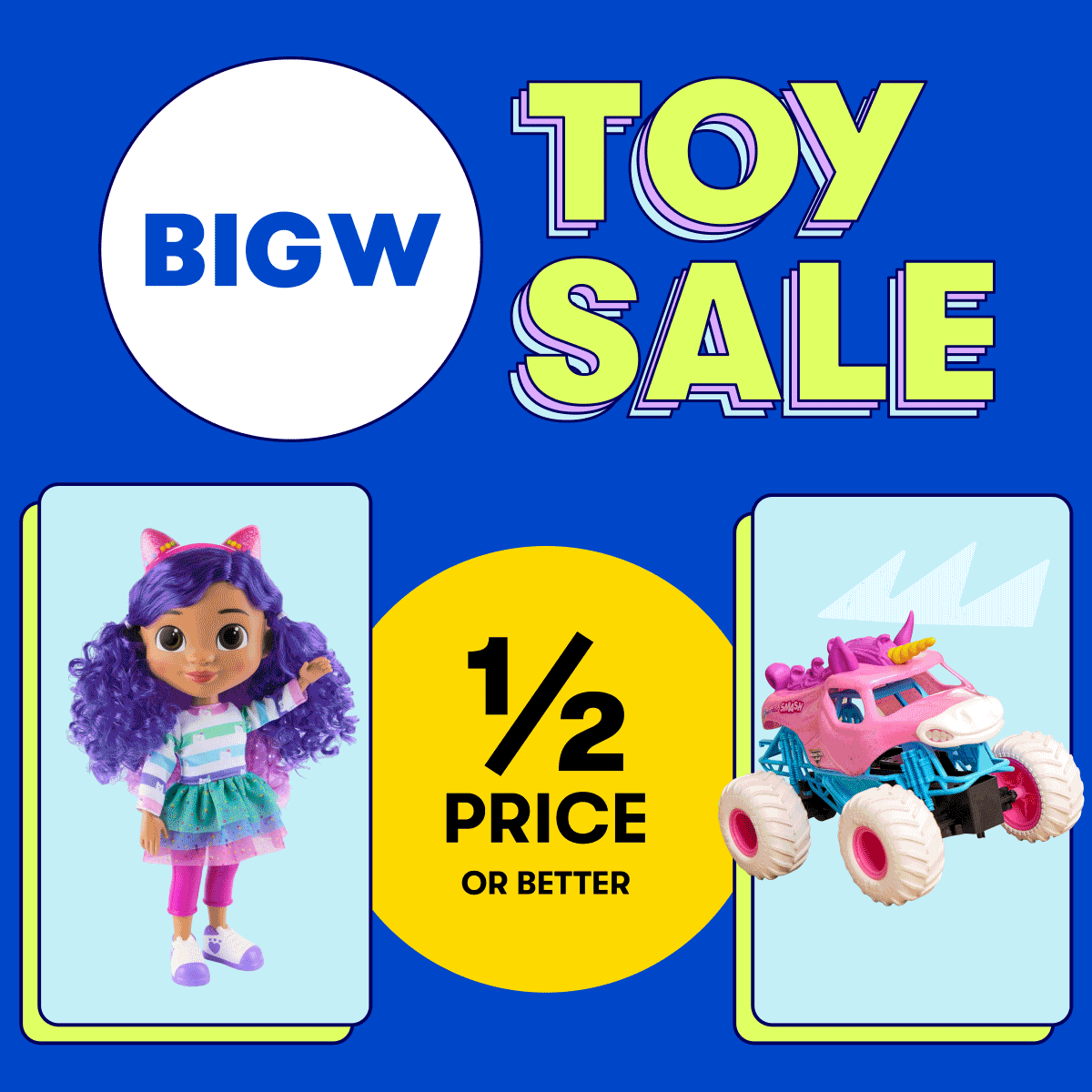 Toy Sale - 1/2 PRICE or Better