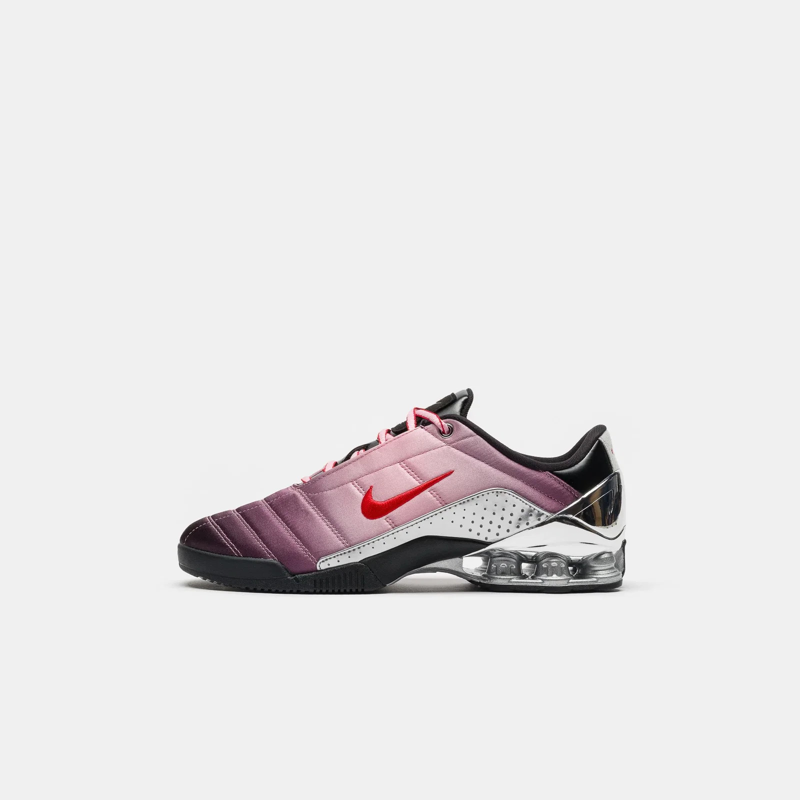 Image of Forget-me-nots Total 90 Shox Magia Sneaker in Shy Pink/University Red/Black