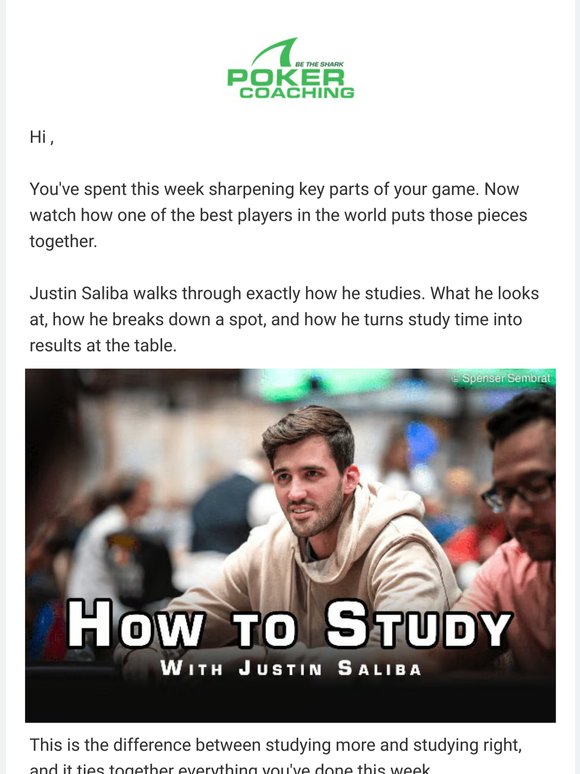 How One of the Best Actually Studies Poker