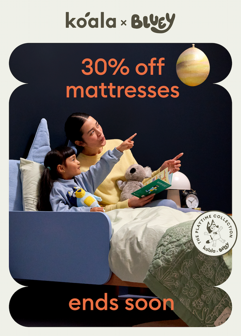 Koala x Bluey - Up to 30% off all mattresses ends soon!