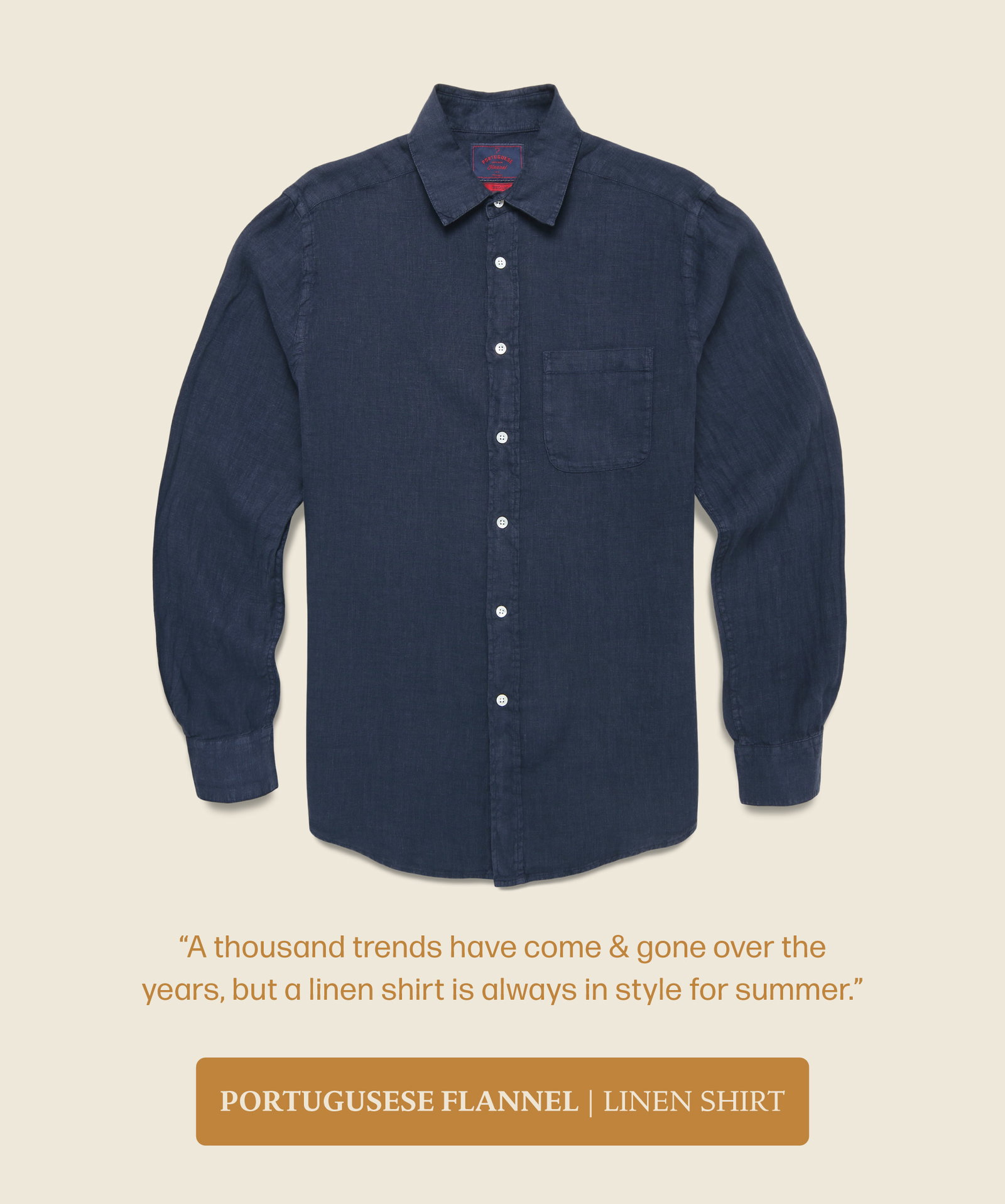 Portuguese Flannel Linen Shirt