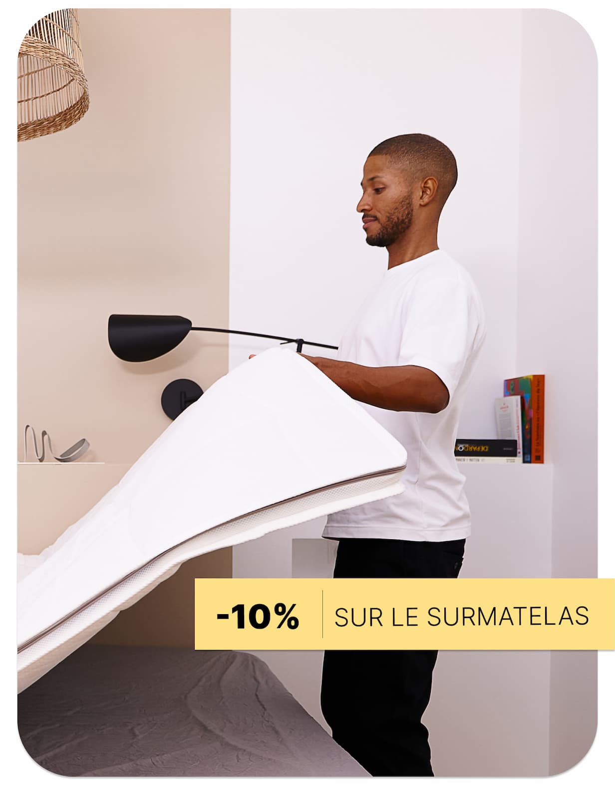 Le surmatelas réversible PERCKO