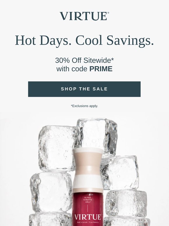 Hot days. Cool savings