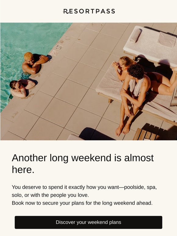 Long weekend loading...