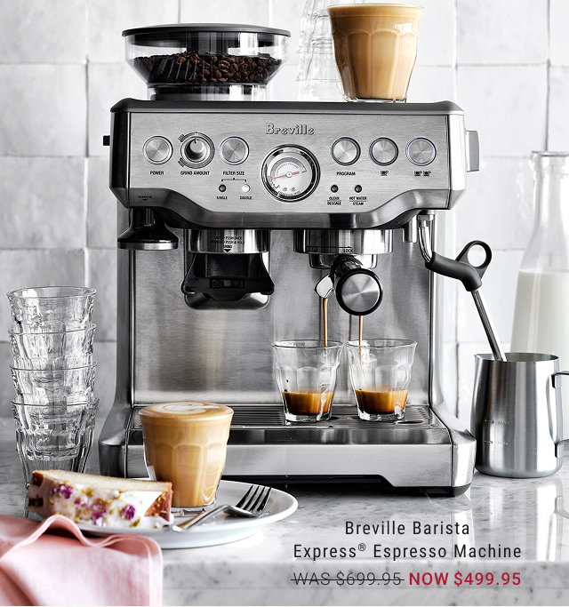 Breville Barista Express® Espresso Machine NOW $499.95