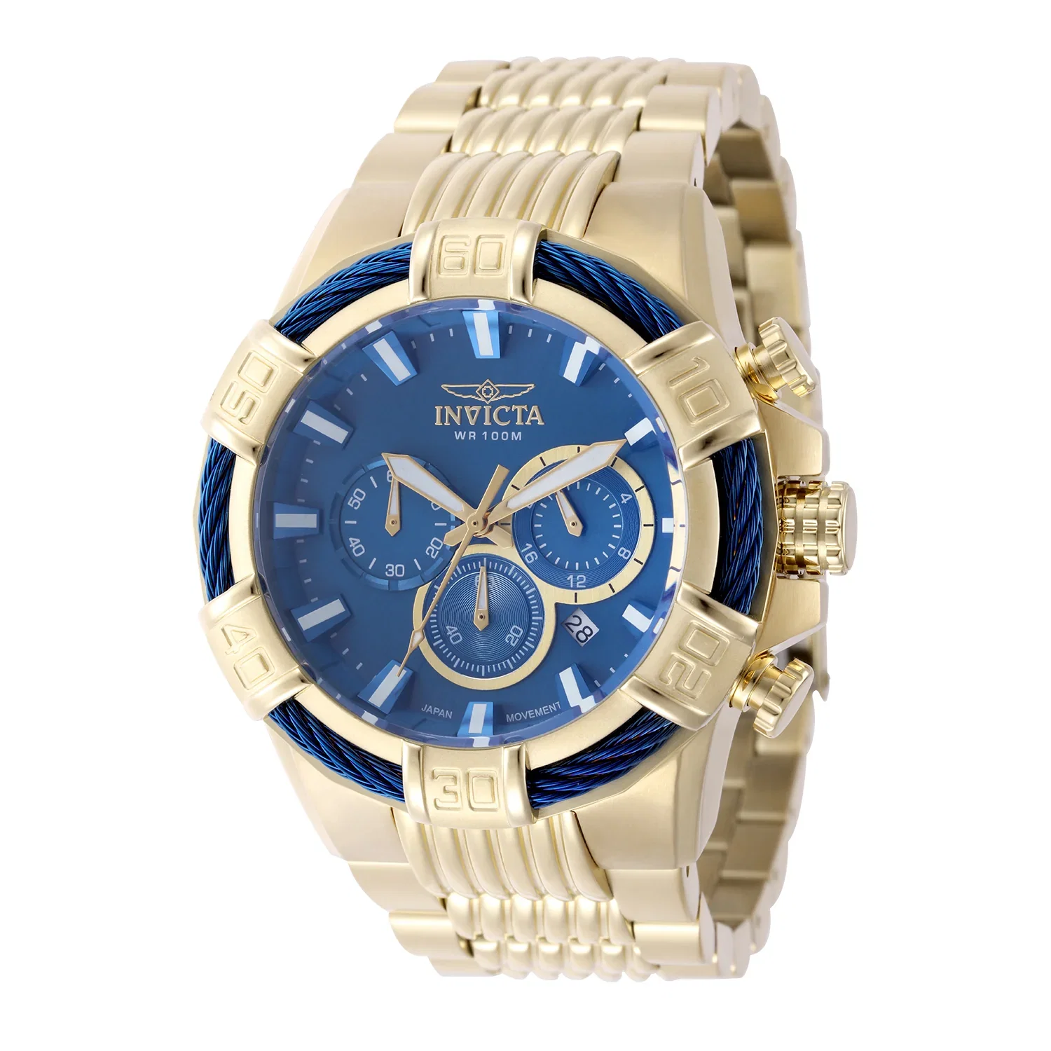 Image of Invicta Men's 51mm Bolt Quartz Chronograph Bracelet Watch
