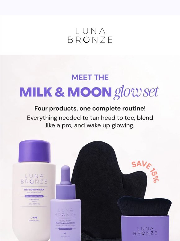 Introducing: Milk & Moon Glow Set 🌔