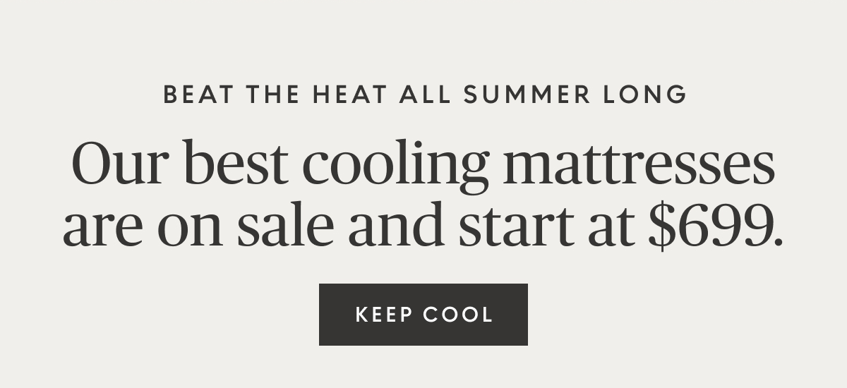 Cooling mattresses starting at $699