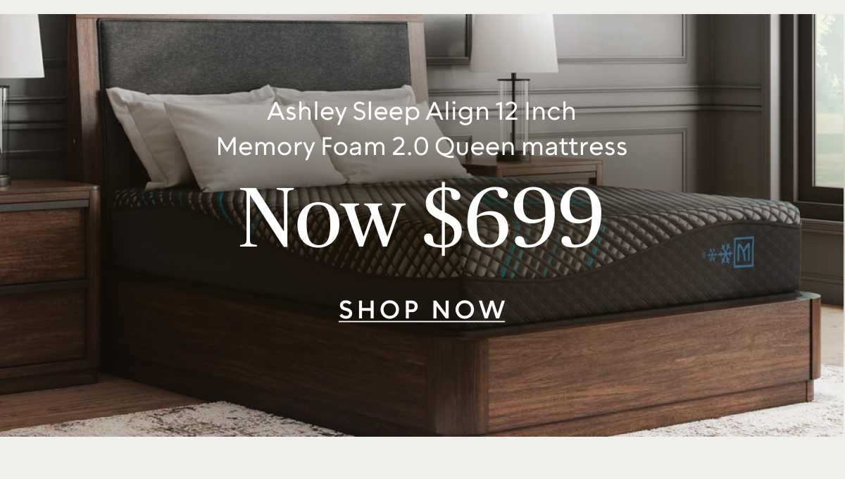 Ashley Sleep Align 12 Inch Memory Foam 2.0 Queen Mattress